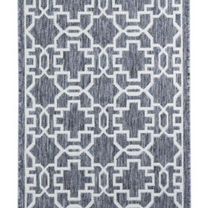 Long Island 208 Gu6e 80x300 Grey Cream Runner