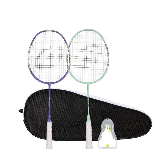Decathlon - Kid Racket Br 190 Sensation Kid Set Green Purple - One Size