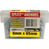 Macsim Masonry 65mm Splitz Anchor Gal - 100 Pack