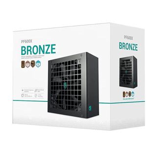 DeepCool PF600X 600W Gamer Storm 80+ Bronze/ Cybenetics ATX Power Supply 120mm Fan, Japanese & Taiwanese Capacitors, DC to DC, A