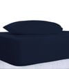 The Lighthouse Washed Cotton Combo Bedding Set With Pillowcase Double Navy