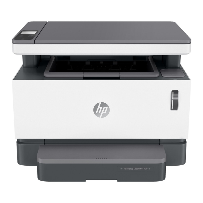 HP Neverstop MFP 1201n 3-in-1 A4 Refillable Mono Laser Network Printer+W1143A Toner