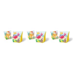 3x 2pc Intex Tropical Buddies 23cm Kids Inflatable Arm Bands