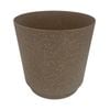 Eden 28cm Brown Round Stonelite Self Watering Plastic Pot