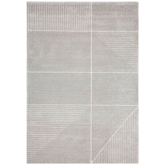 The Rug Connection Theatre 935 Silver 340x240cm - Extra Large Indoor Floor Rug