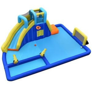Costway Inflatable Water Slide Splash Pool Park No Blower