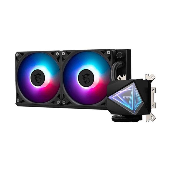 Msi Mag Coreliquid I240 Black Cpu Cooler - Intel & Amd Support