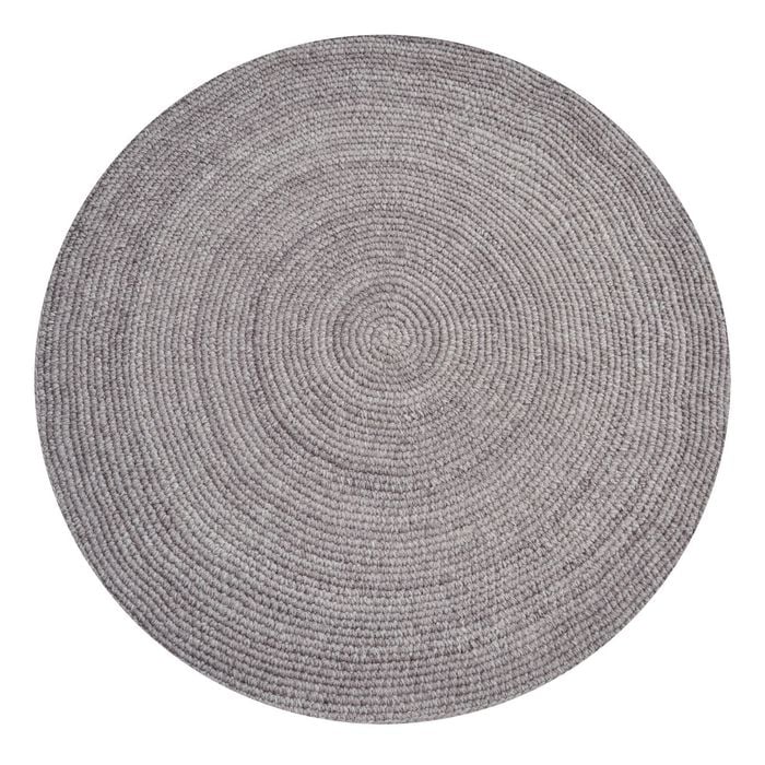 Ultra Chic Indoor/outdoor Rug - Orbit 6223 - Silver - 150x150cm