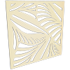 ProtectorAl 300 - 1200 x 300 - 1200mm Primrose Jungle Unframed Solid Aluminium Decorative Panel