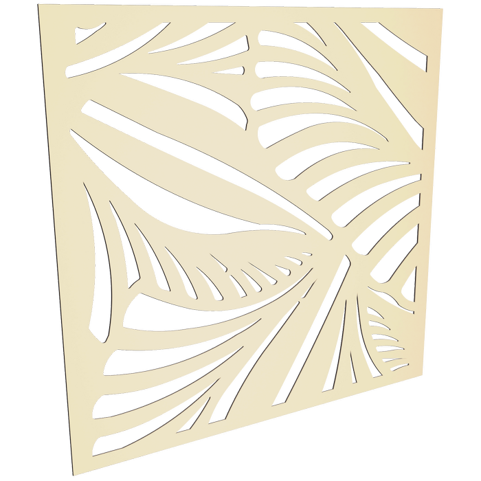 ProtectorAl 300 - 1200 x 300 - 1200mm Primrose Jungle Unframed Solid Aluminium Decorative Panel