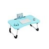 SOGA Blue Portable Bed Table Laptop Mini Desk
