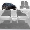 6D Diamond Car Floor Mats for Subaru WRX 2008-2014-Full Set-Grey-Outback GT
