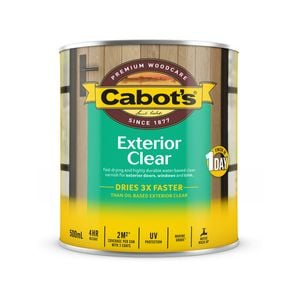 Cabot's 500ml Matt Water Based Exterior Clear - 500ml