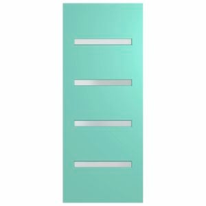 Hume 2040 x 1200 x 40mm Entrance Door PGP Verve Unglazed Glass VER4