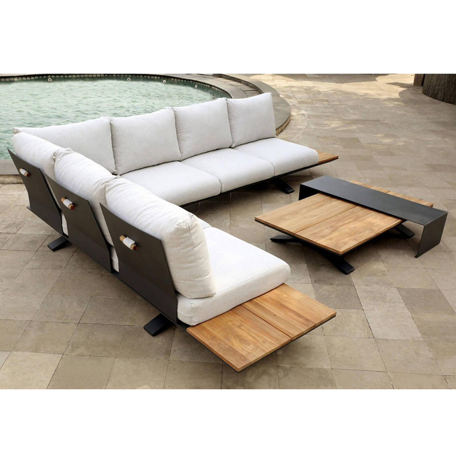 Bunnings outdoor corner lounge sale