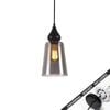 Snap Lighting Jerez Glass Downlight to Pendant Light Conversion Kit Black