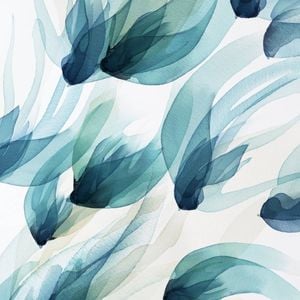 Wallpaper Trader Songbird Mural 205cm X 330cm Panel Set, Teal