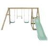 Lifespan Kids Winston Swing Set With Climb & 1.8m Slide (pastel Green)