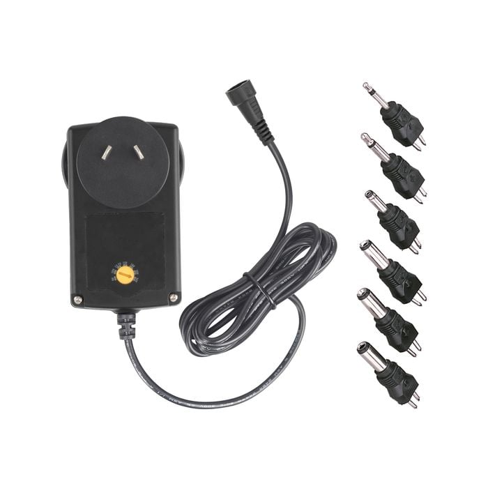 Antsig 9-24 VDC Multi Voltage Power Supply With Plug Adaptors