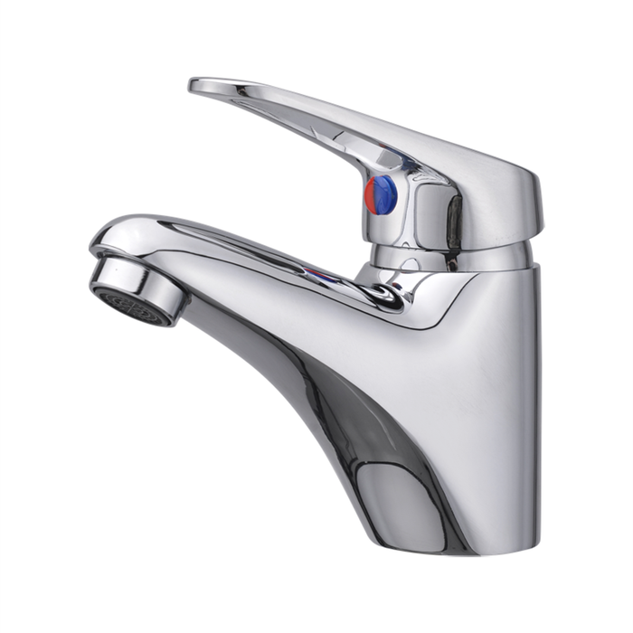 Serena 35mm Chrome Cast Basin Mixer - WELS 4 Star 7.5L/min