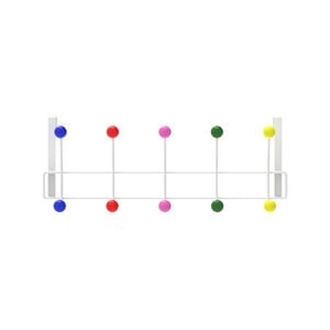 MODE 5 Multicoloured Ball Hooks Over Door Hanger