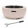 Mimosa 60cm Sand Faux Concrete Fire Pit