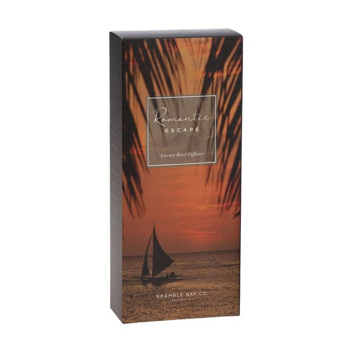Bramble Bay Ocean After Dark Romantic Escape Glass Reed Diffuser 150ml