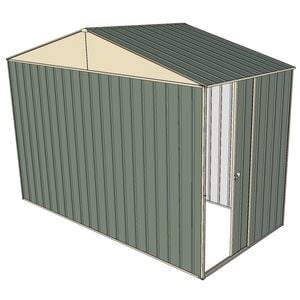 Build-a-Shed 3.0 x 1.5 x 2.3m Gable Single Sliding Side Door Shed - Green