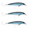 3x Rapala 14cm Saltwater X Rap Long Cast Sink Minnow Fish Lure -SL/BLU Mackerel