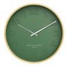 One Six Eight London Bella Forest Green 41cm Silent Wall Clock