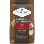 Ivory Coat Essential 20kg Beef And Rice Large Breed Adult Dog Dry Food