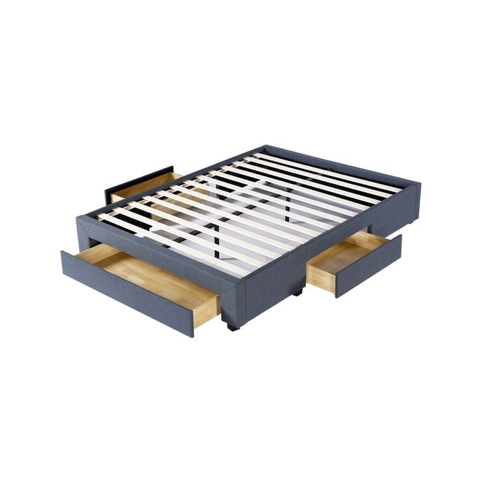 Arizona Bed frame with Drawers - Queen