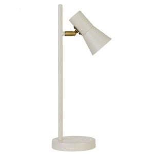 Telbix Verik Modern Table Desk Lamp Light Metal Beige Satin