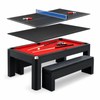Topone Majestic 3-in-1 Pool Table 7ft | Dining & Table Tennis Combo With Benches