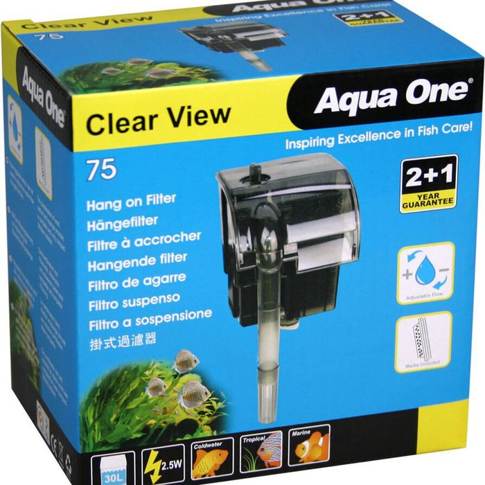 Aqua One ClearView 75 Hang On Filter (29023)
