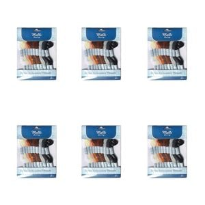 6pk Malli Sewing Cotton Soft Floss Coloured Diy Embroidery/sewing Thread/string