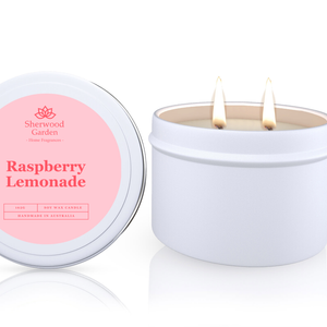 Raspberry Lemonade Soy Candle Tin 165g