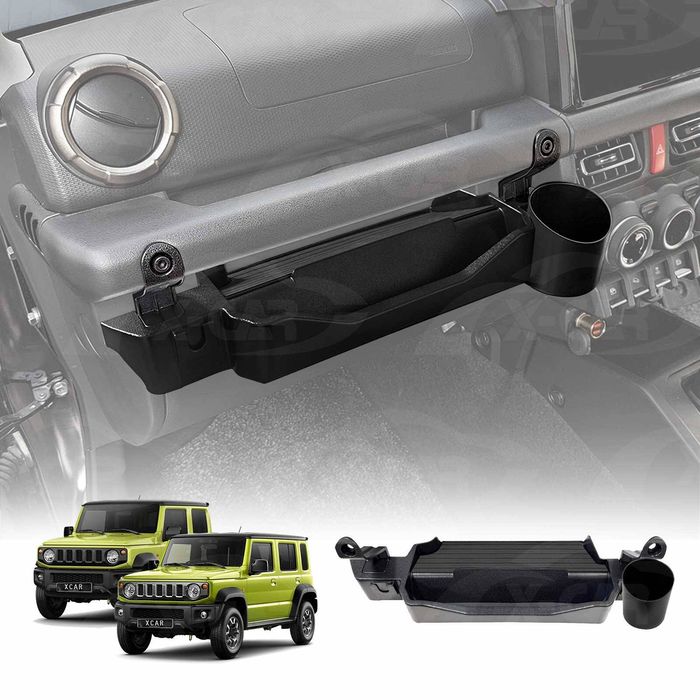 Dash Board Passenger Handle Storage Tray for Suzuki Jimny 2018-Onwards Mounted Cup Holder