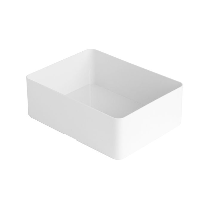 Inabox 7.5L White Cotton Stackable Organiser