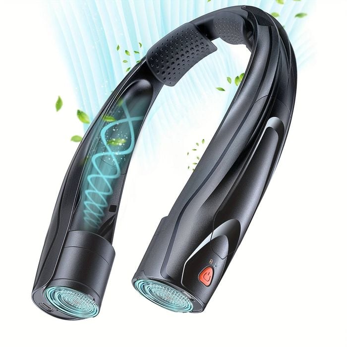 Neck Fan Portable Usb 6000mah 6-speed Cooling