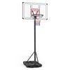 Costway Portable Basketball Hoop 125-305cm Goal System Fillable Storage