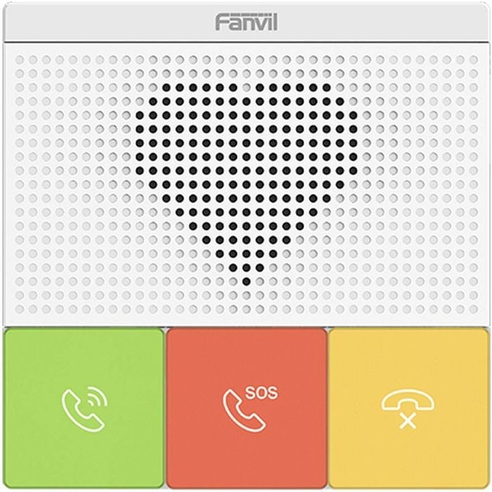 Fanvil Y501 2 Sip Lines Healthcare Intercom, Hd Audio, Waterproof & Dustproof, Poe Enabled, Wall Mountable, 10/100mbps