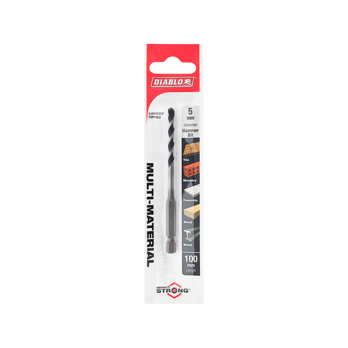 Diablo 5 x 100mm Multi-Material Drill Bit