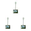 3PK Dudley's World Of Pets Aquarium Fish Net 48.5cm - Green