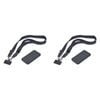 2PK Annabel Trends Stylish Hands-Free Accessory Phone Strap Lanyard Black