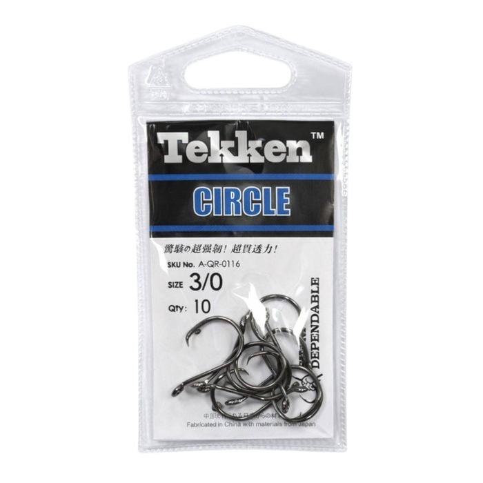 Tekken 2/0 Circle Hooks – 12 Pack