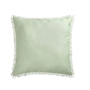 Vintage Design Homewares Sage French Linen Filled Cushion - 55cm x 55cm