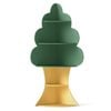 Costway 5-Tier Kids Bookshelf Tree-Shaped Magazine Display Rack Green