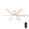 Hunter 52" White Arete Indoor Ceiling Fan