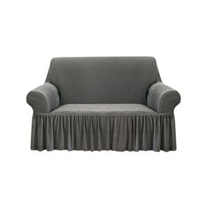 SOGA 2-Seater Grey Sofa Cover